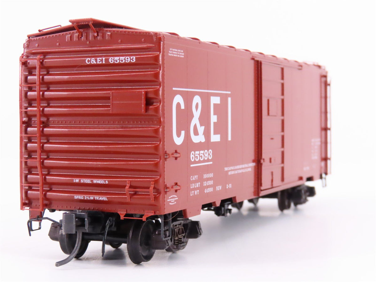 HO Scale Kadee 4030 C&amp;EI Chicago &amp; Eastern Illinois Railroad 40&#39; Box Car #65593