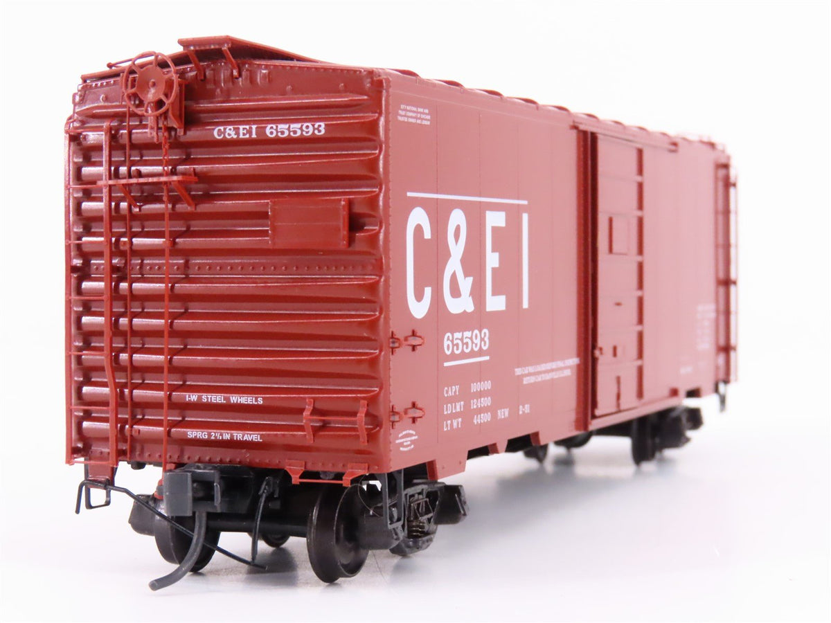 HO Scale Kadee 4030 C&amp;EI Chicago &amp; Eastern Illinois Railroad 40&#39; Box Car #65593