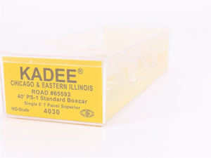 HO Scale Kadee 4030 C&EI Chicago & Eastern Illinois Railroad 40' Box Car #65593