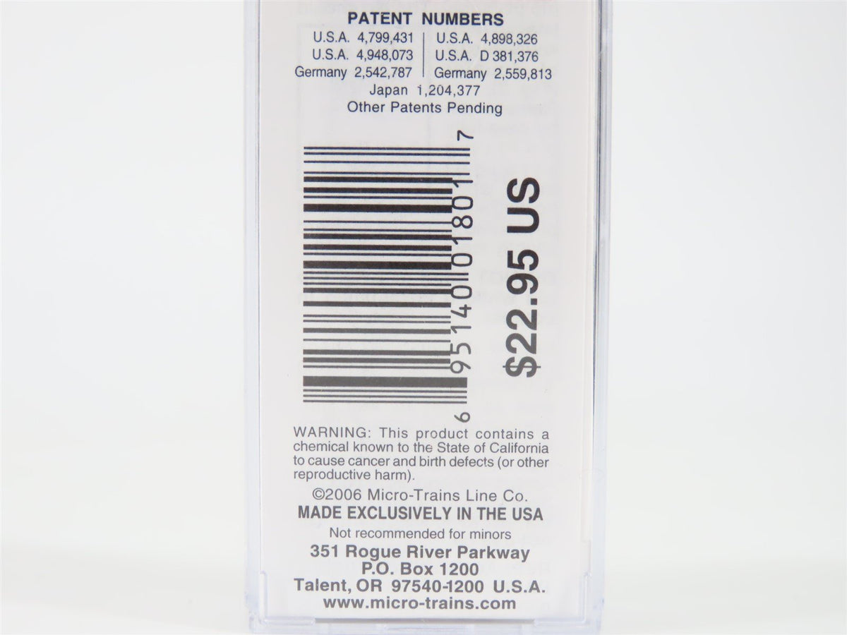 N Micro-Trains MTL 04900540 URTC Harding Butter 40&#39; Steel Reefer Car #11619