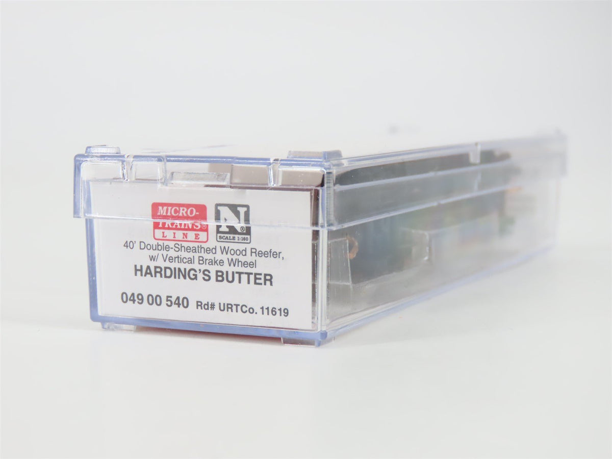 N Micro-Trains MTL 04900540 URTC Harding Butter 40&#39; Steel Reefer Car #11619