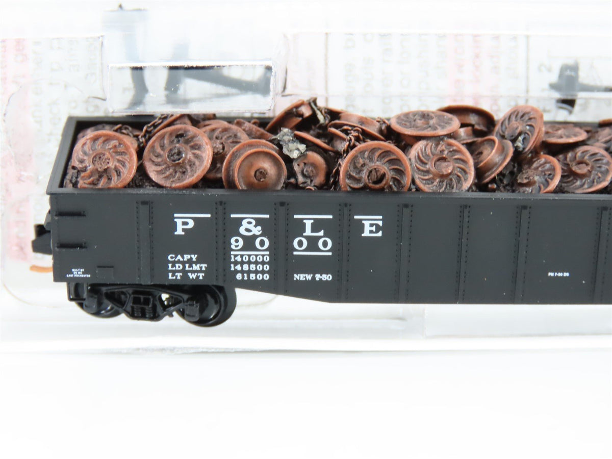 N Micro-Trains MTL 105580.1 PLE Pittsburgh Lake Erie Gondola Car #9000 w/Load