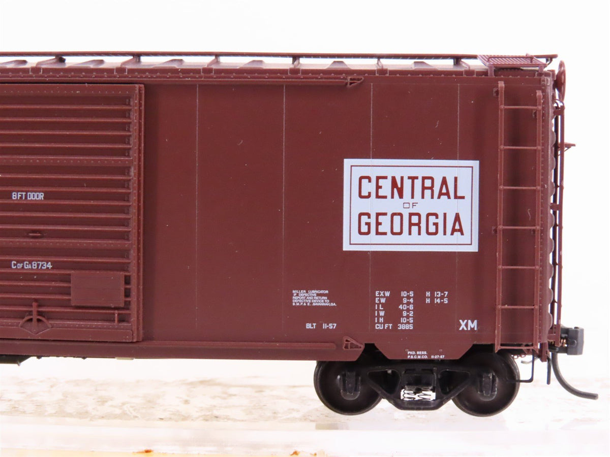 HO Scale Kadee 5216 CG Central of Georgia Railroad 40&#39; Single Door Box Car #8734