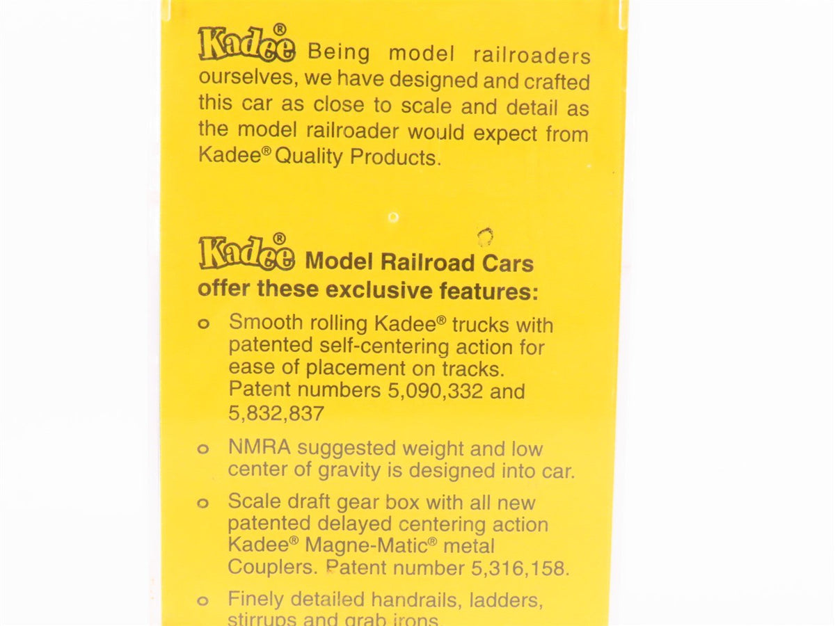 HO Scale Kadee 5216 CG Central of Georgia Railroad 40&#39; Single Door Box Car #8734