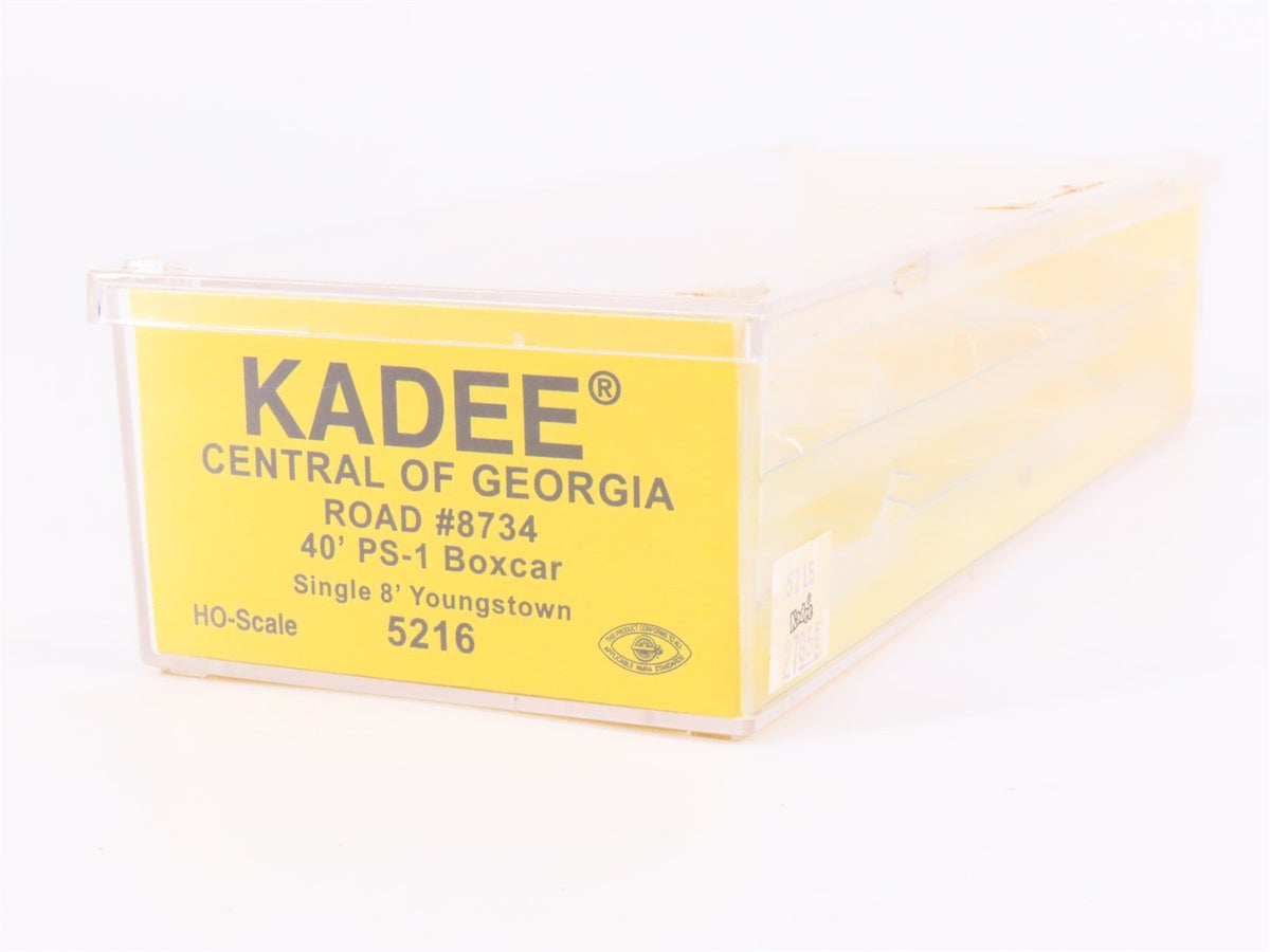 HO Scale Kadee 5216 CG Central of Georgia Railroad 40&#39; Single Door Box Car #8734