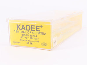 HO Scale Kadee 5216 CG Central of Georgia Railroad 40' Single Door Box Car #8734