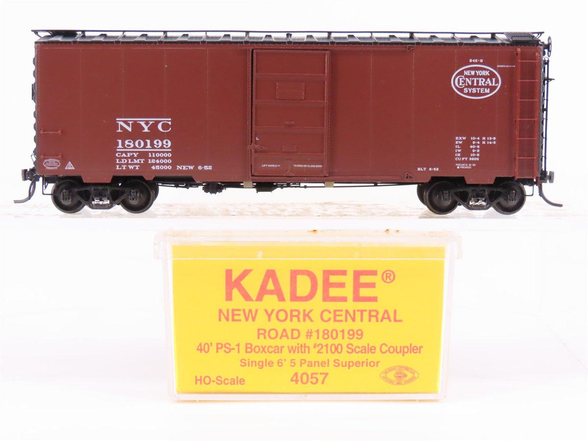 HO Scale Kadee 4057 NYC New York Central System 40&#39; Single Door Box Car #180199