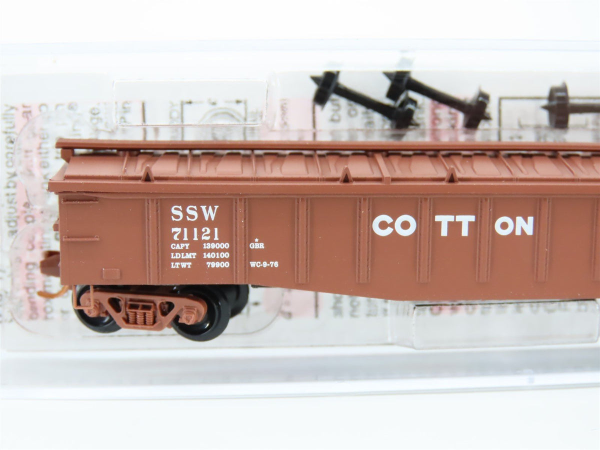 N Scale Micro-Trains MTL 10600090 SSW Cotton Belt Gondola Car #71121 w/Load