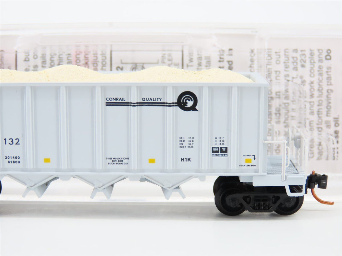 N Micro-Trains MTL 12500031 CR Conrail 3-Bay Ortner Hopper Car #493132 wLoad