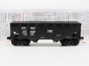 N Scale Micro-Trains MTL 08500050 SLSF Frisco 2-Bay Hopper Car #87422 wLoad