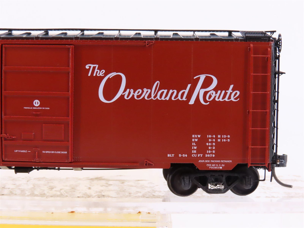 HO Scale Kadee 4504 CNW The Overland Route 40&#39; Single Door Box Car #1555