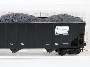 N Scale Micro-Trains MTL 108140 PC Penn Central 3-Bay Hopper Car #479437 wLoad