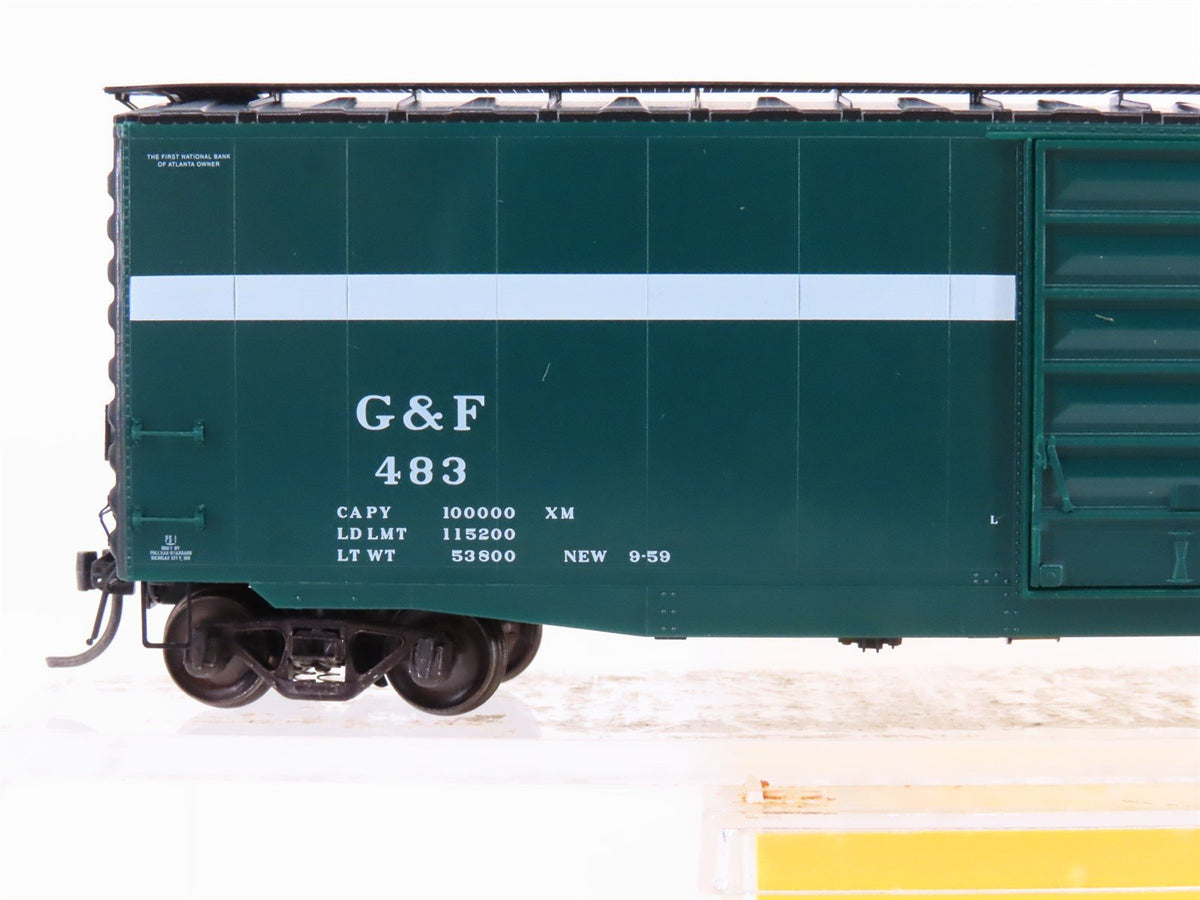 HO Scale Kadee 6108 G&amp;F Georgia &amp; Florida Railroad 50&#39; Single Door Box Car #483