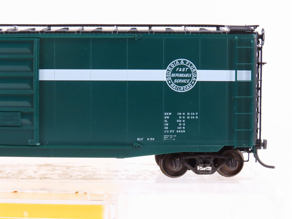 HO Scale Kadee 6108 G&amp;F Georgia &amp; Florida Railroad 50&#39; Single Door Box Car #483