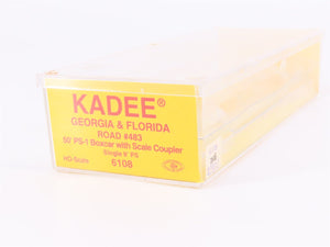 HO Scale Kadee 6108 G&F Georgia & Florida Railroad 50' Single Door Box Car #483