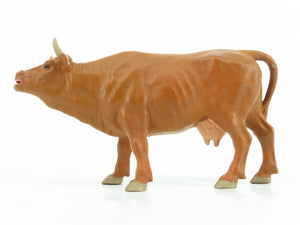 G 1/25 Scale Preiser Elastolin 47002 Cow Lowing Animal Figure