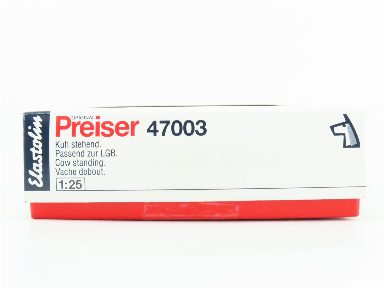 G 1/25 Scale Preiser Elastolin 47003 Cow Standing Animal Figure