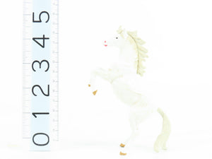 G 1/25 Scale Preiser Elastolin 47020 White Horse Rearing Animal Figure