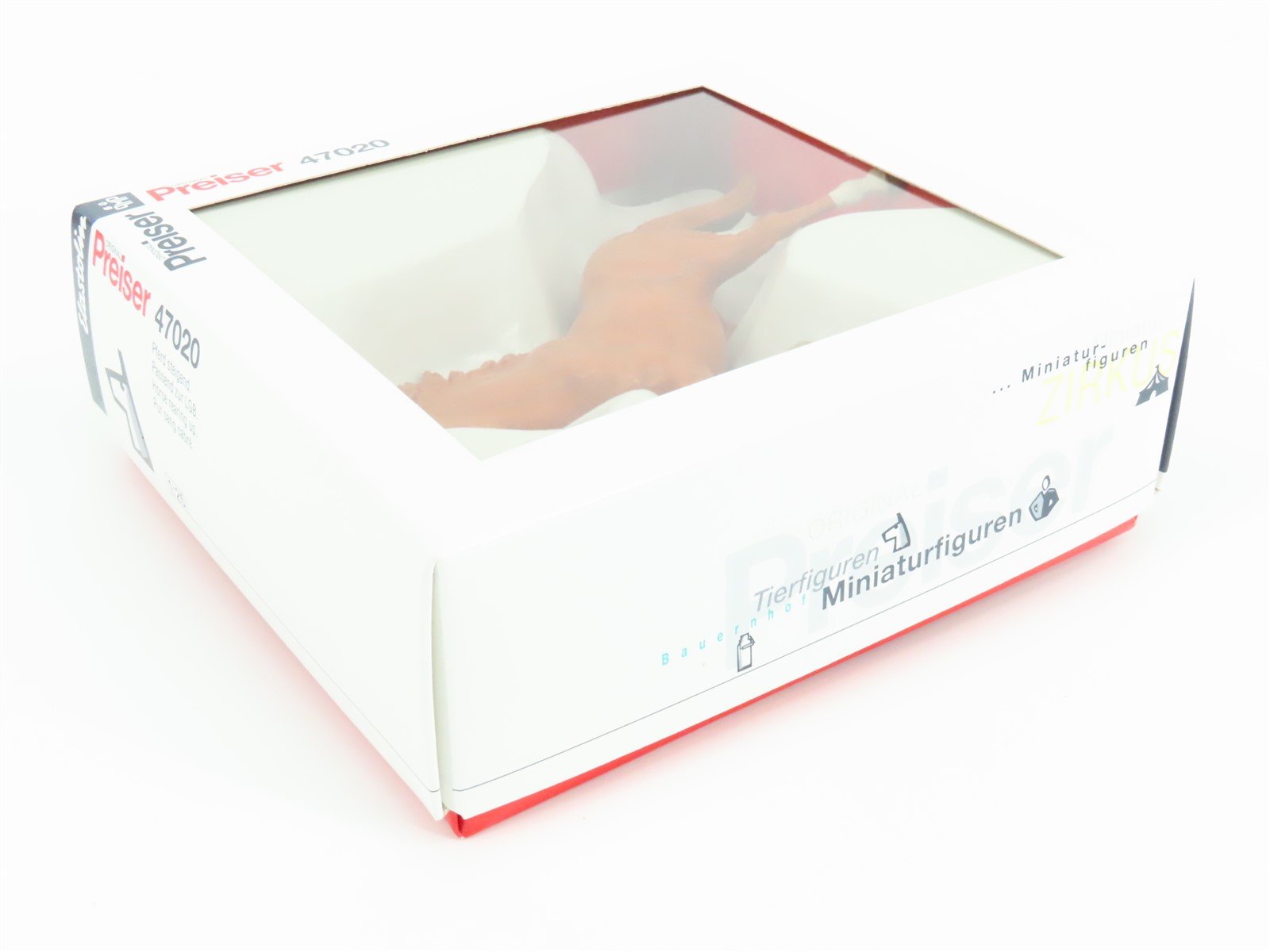 G 1/25 Scale Preiser Elastolin 47020 Brown Horse Rearing Animal Figure