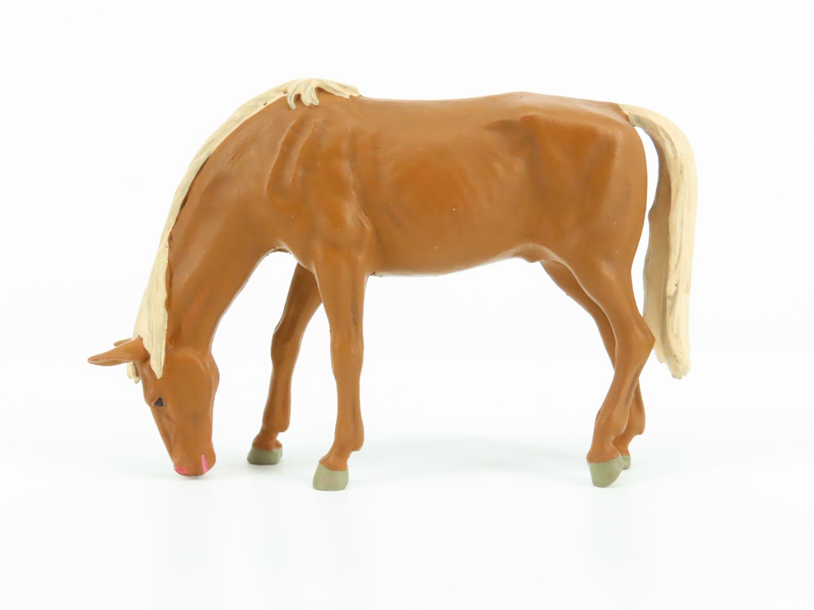 G 1/25 Scale Preiser Elastolin 47023 Brown Horse Grazing Animal Figure