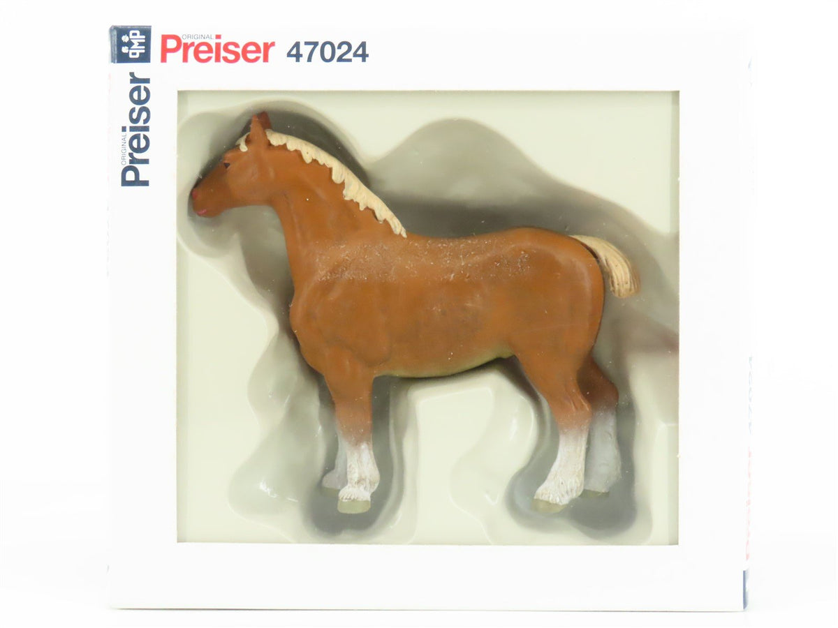 G 1/25 Scale Preiser Elastolin 47024 Belgian Horse Standing Animal Figure