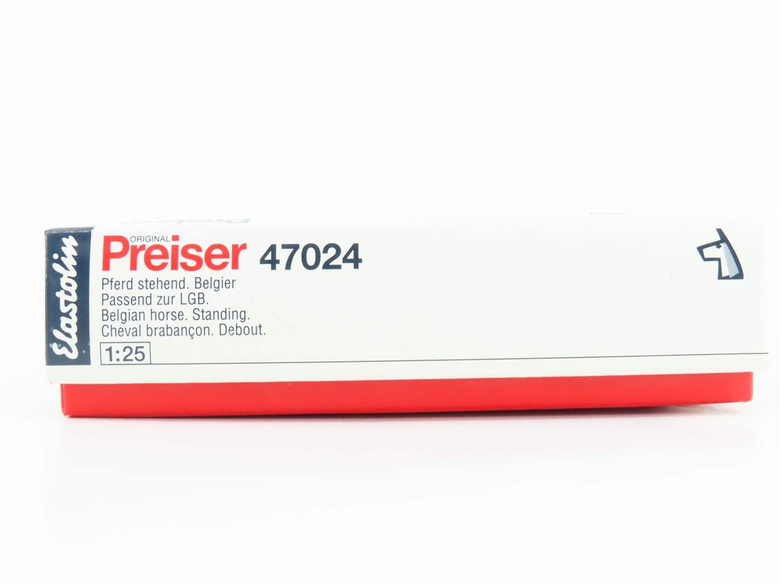 G 1/25 Scale Preiser Elastolin 47024 Belgian Horse Standing Animal Figure