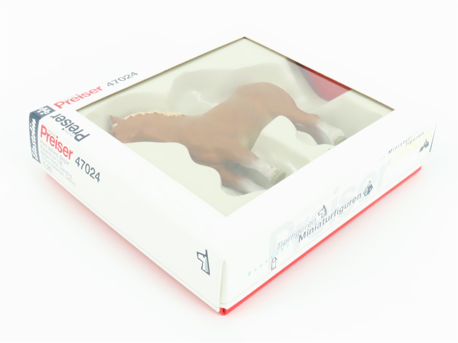 G 1/25 Scale Preiser Elastolin 47024 Belgian Horse Standing Animal Figure