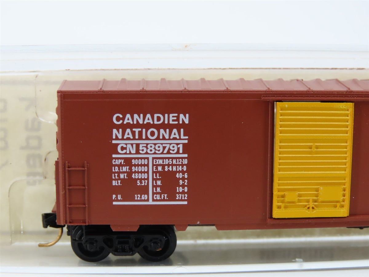 N Brooklyn Locomotive Works/Kadee BLW-47 CN Canadian National 40&#39; Boxcar #589791