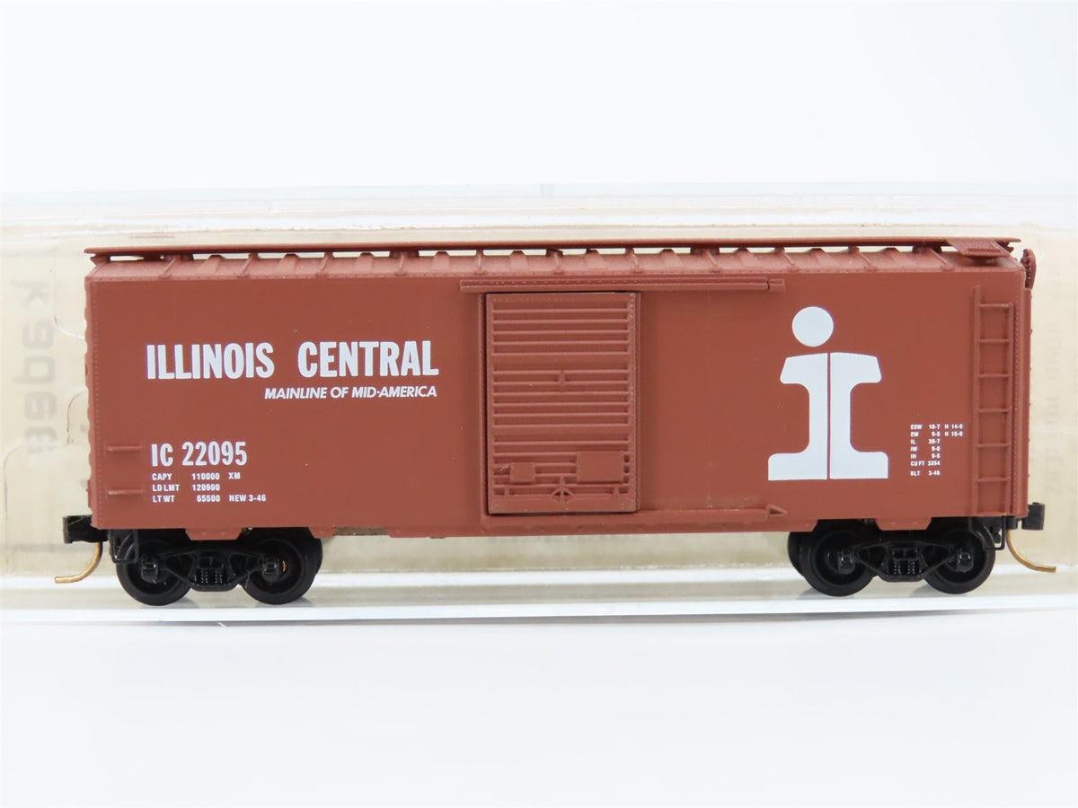 N Brooklyn Locomotive Works/Kadee BLW-42 Illinois Central 40&#39; Boxcar #22095