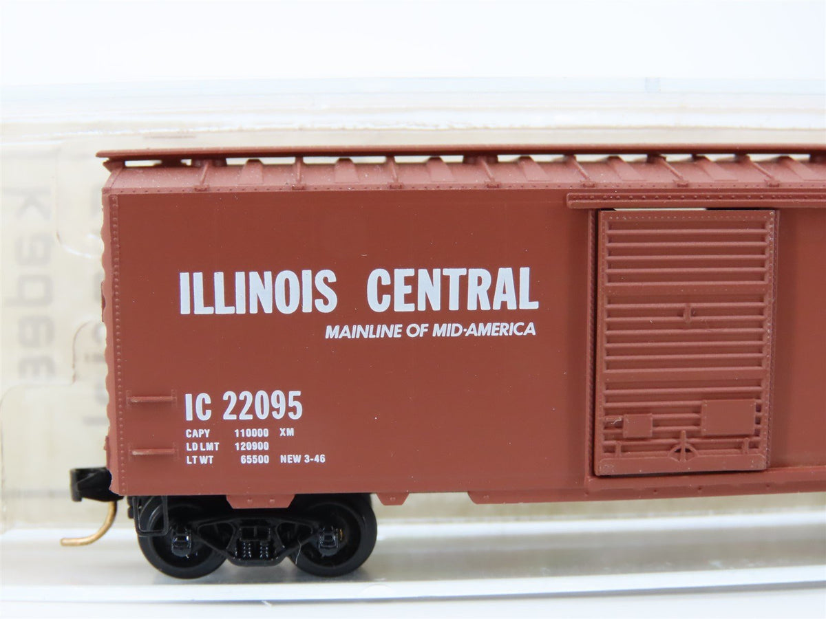 N Brooklyn Locomotive Works/Kadee BLW-42 Illinois Central 40&#39; Boxcar #22095