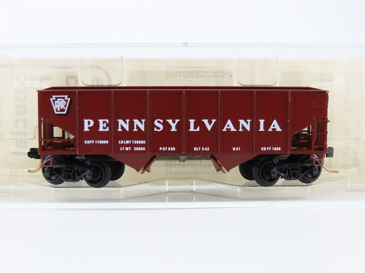 N Brooklyn Locomotive Works/Kadee BLW-52 PRR Pennsylvania 33&#39; 2-Bay Hopper