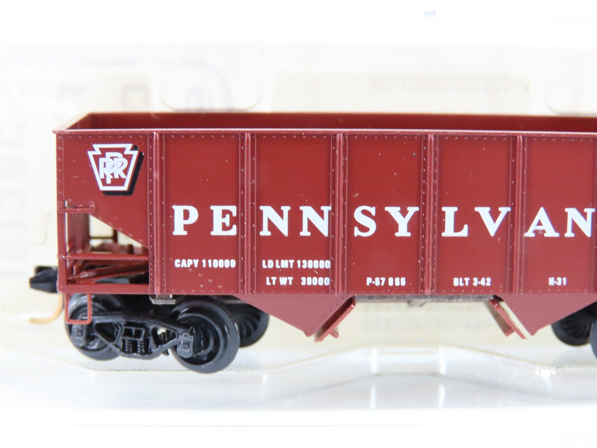 N Brooklyn Locomotive Works/Kadee BLW-52 PRR Pennsylvania 33&#39; 2-Bay Hopper