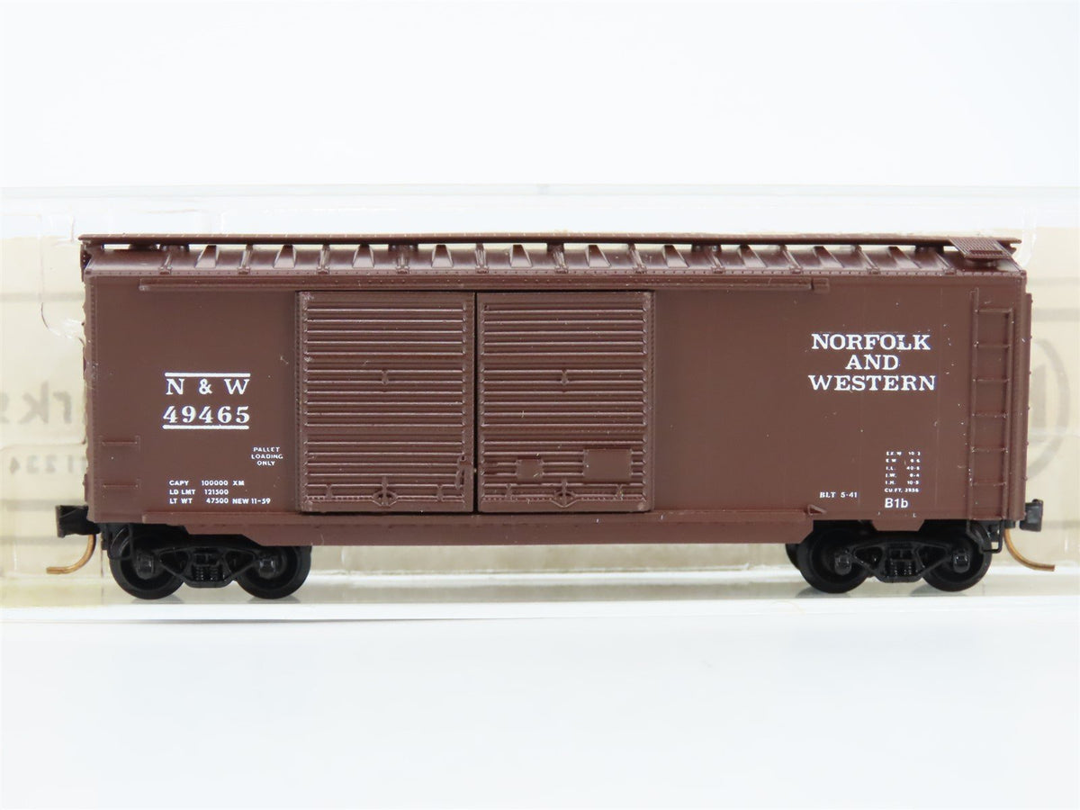 N Brooklyn Locomotive Works/Kadee 135 N&amp;W Norfolk &amp; Western 40&#39; Boxcar #49465