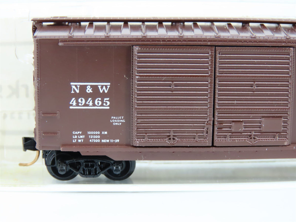 N Brooklyn Locomotive Works/Kadee 135 N&amp;W Norfolk &amp; Western 40&#39; Boxcar #49465