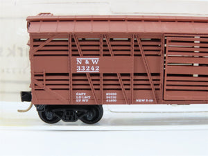 N Scale BLW/Kadee 145-2 N&W Norfolk & Western 40' Stock Car #33242