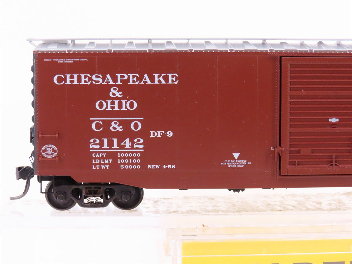 HO Scale Kadee 6004 C&amp;O Chesapeake &amp; Ohio 50&#39; Single Door Box Car #21142