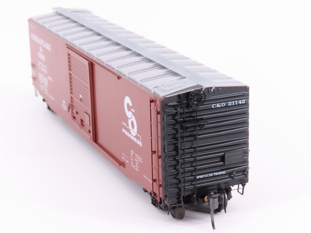 HO Scale Kadee 6004 C&amp;O Chesapeake &amp; Ohio 50&#39; Single Door Box Car #21142