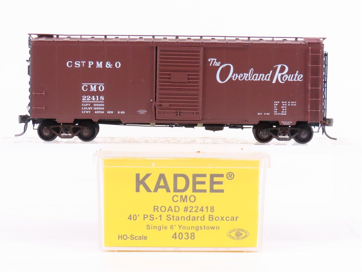 HO Kadee 4038 CMO Overland Route of the 400 Streamliners 40&#39; Box Car #22418