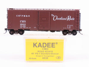 HO Kadee 4038 CMO Overland Route of the 400 Streamliners 40' Box Car #22418
