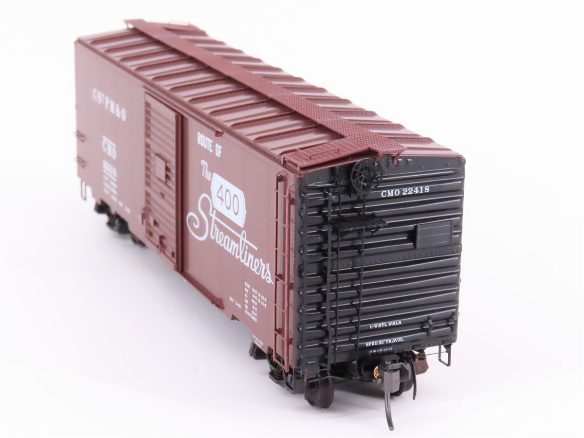 HO Kadee 4038 CMO Overland Route of the 400 Streamliners 40&#39; Box Car #22418