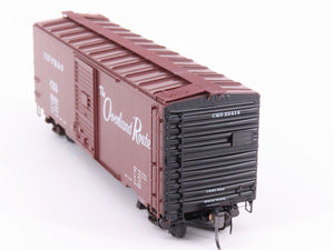 HO Kadee 4038 CMO Overland Route of the 400 Streamliners 40' Box Car #22418