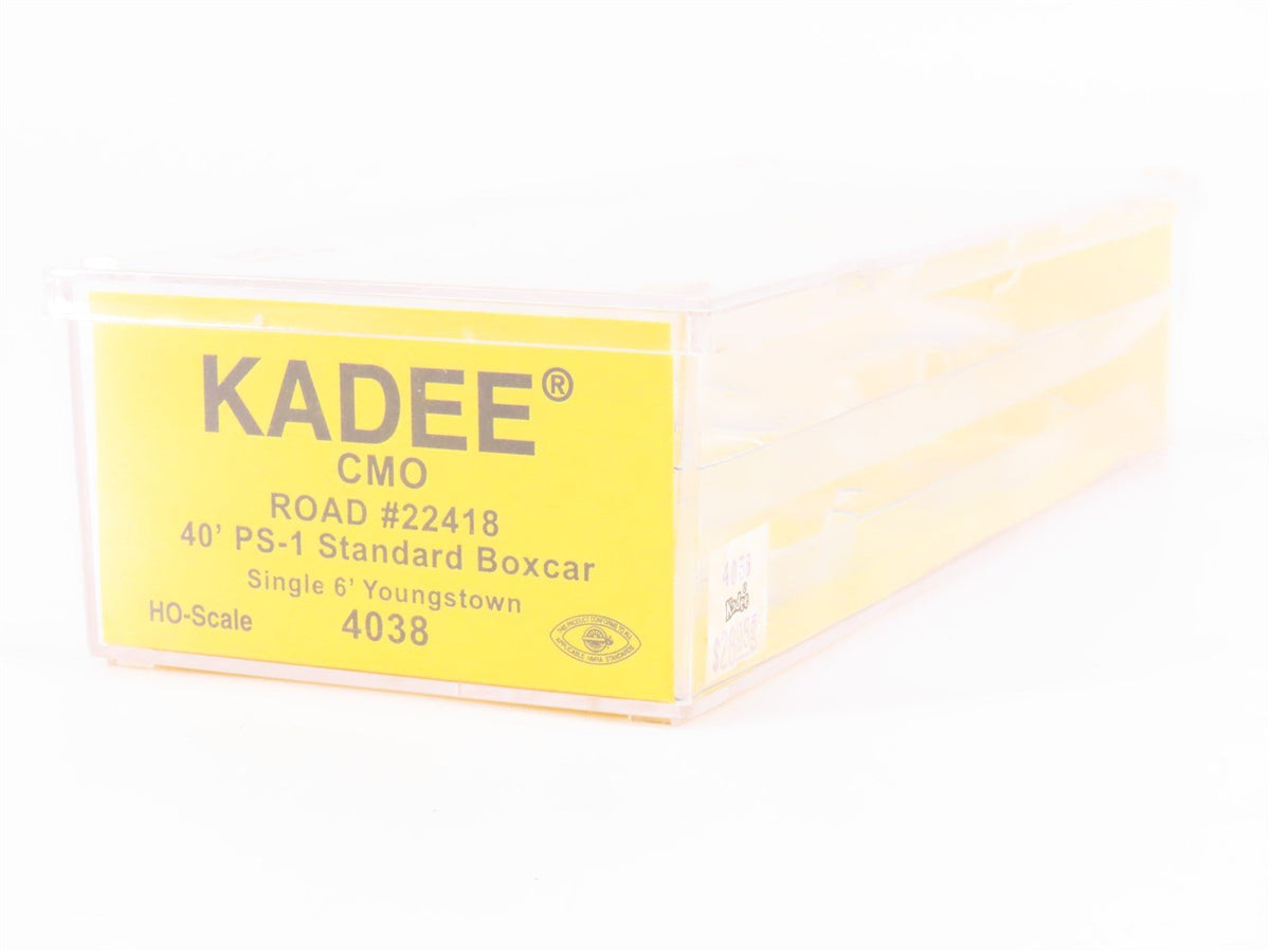 HO Kadee 4038 CMO Overland Route of the 400 Streamliners 40&#39; Box Car #22418