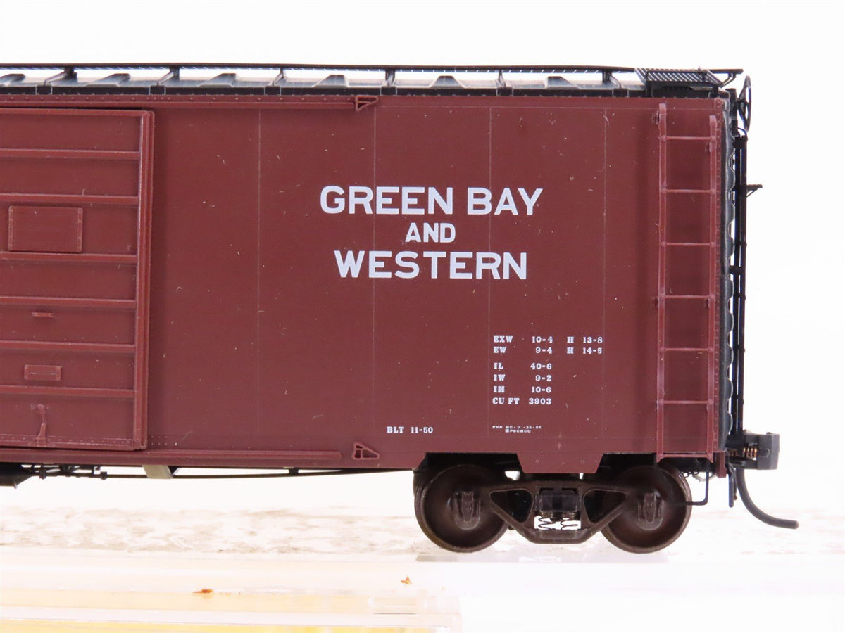 HO Scale Kadee 4016 GBW Green Bay Route 40&#39; Single Door Box Car #799