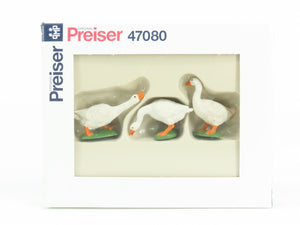 G 1/25 Scale Preiser Elastolin 47080 Geese Animal Figures 3-Pack