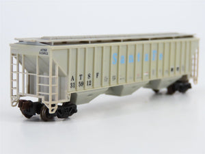 N Scale Kadee/Micro-Trains ATSF Santa Fe 3-Bay Hopper Car #315912 Custom