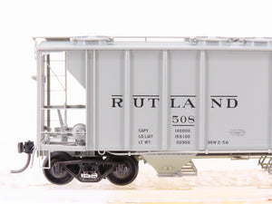 HO Scale Kadee 8312 RUT Rutland Railroad 2-Bay Covered Hopper #508