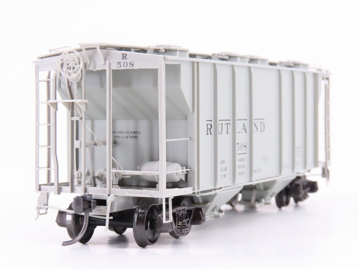 HO Scale Kadee 8312 RUT Rutland Railroad 2-Bay Covered Hopper #508