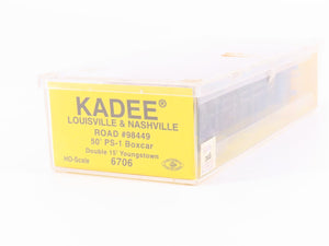 HO Scale Kadee 6706 L&N The Old Reliable 50' Double Door Box Car #98449 - Sealed