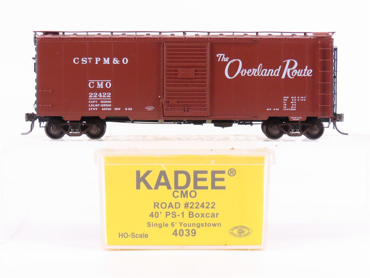 HO Kadee 4039 CMO Overland Route of the 400 Streamliners 40&#39; Box Car #22422