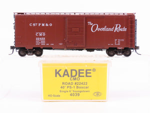 HO Kadee 4039 CMO Overland Route of the 400 Streamliners 40' Box Car #22422